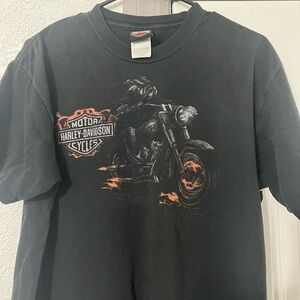 Vintage faded black Harley Davidson t-shirt